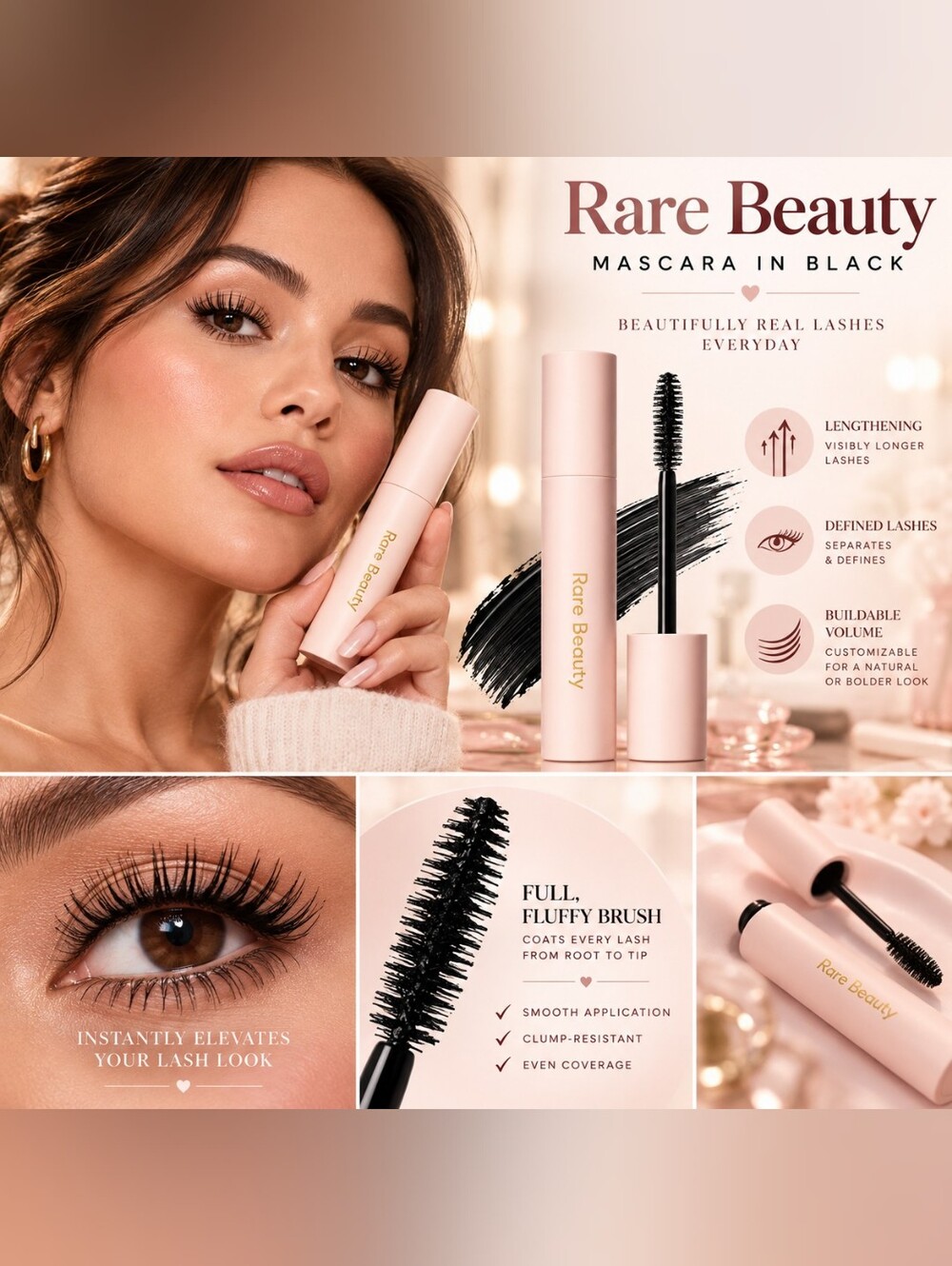 Rare Beauty Mascara in Black